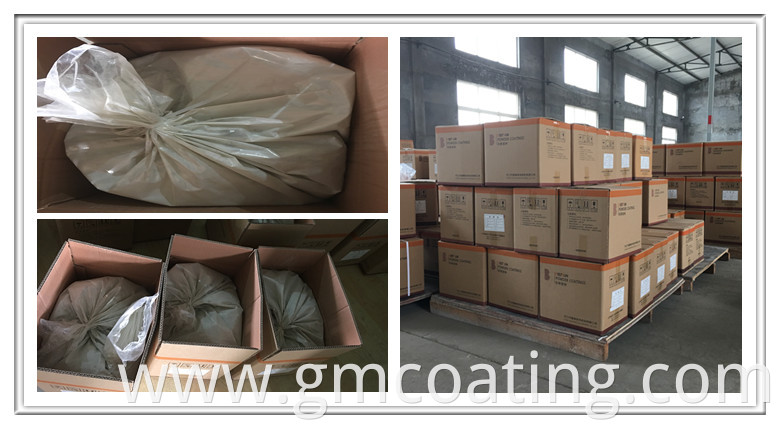 Manufacturer black white flower Powder Coating from China